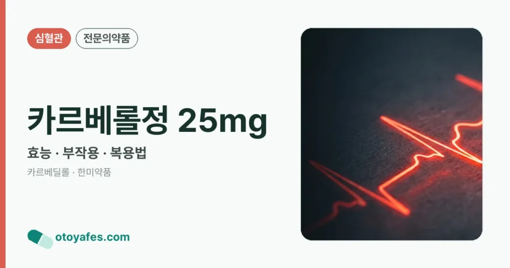 카르베롤정 25mg 정리 썸네일