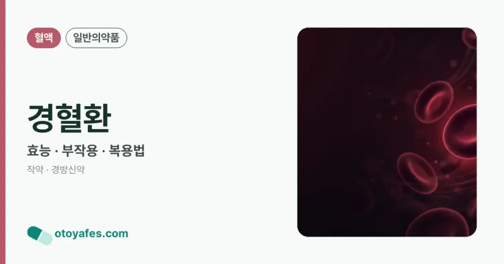 경혈환 정리 썸네일