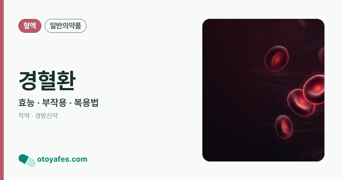 경혈환 정리 썸네일