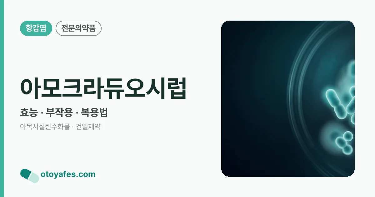 아모크라듀오시럽 정리 썸네일