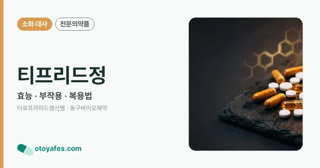 티프리드정 정리 썸네일