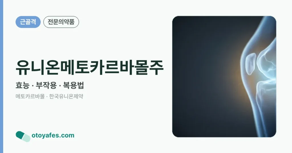 유니온메토카르바몰주 정리 썸네일
