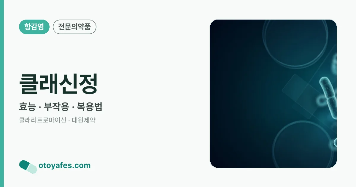 클래신정 정리 썸네일