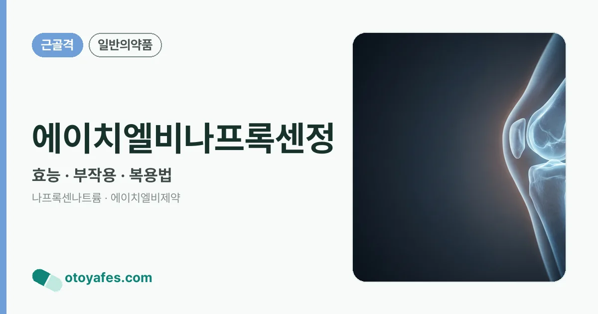 에이치엘비나프록센정 정리 썸네일