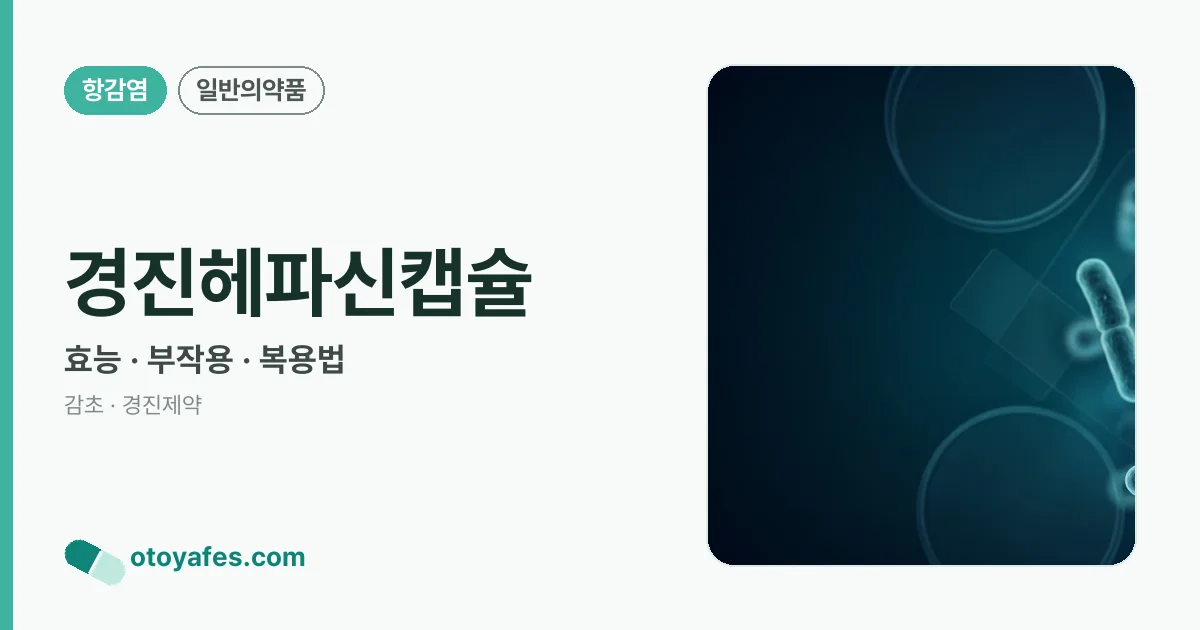 경진헤파신캡슐 정리 썸네일