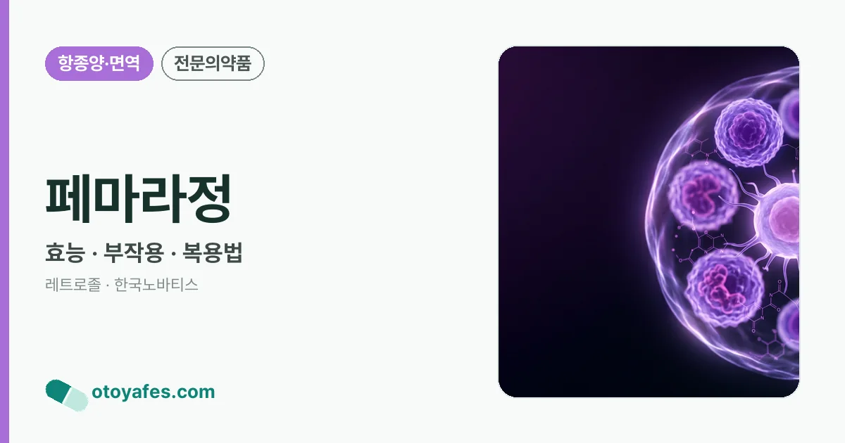 페마라정 정리 썸네일
