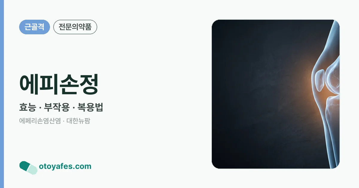 에피손정 정리 썸네일