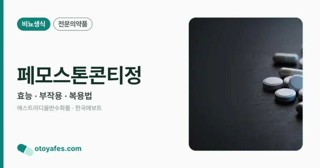 페모스톤콘티정 정리 썸네일