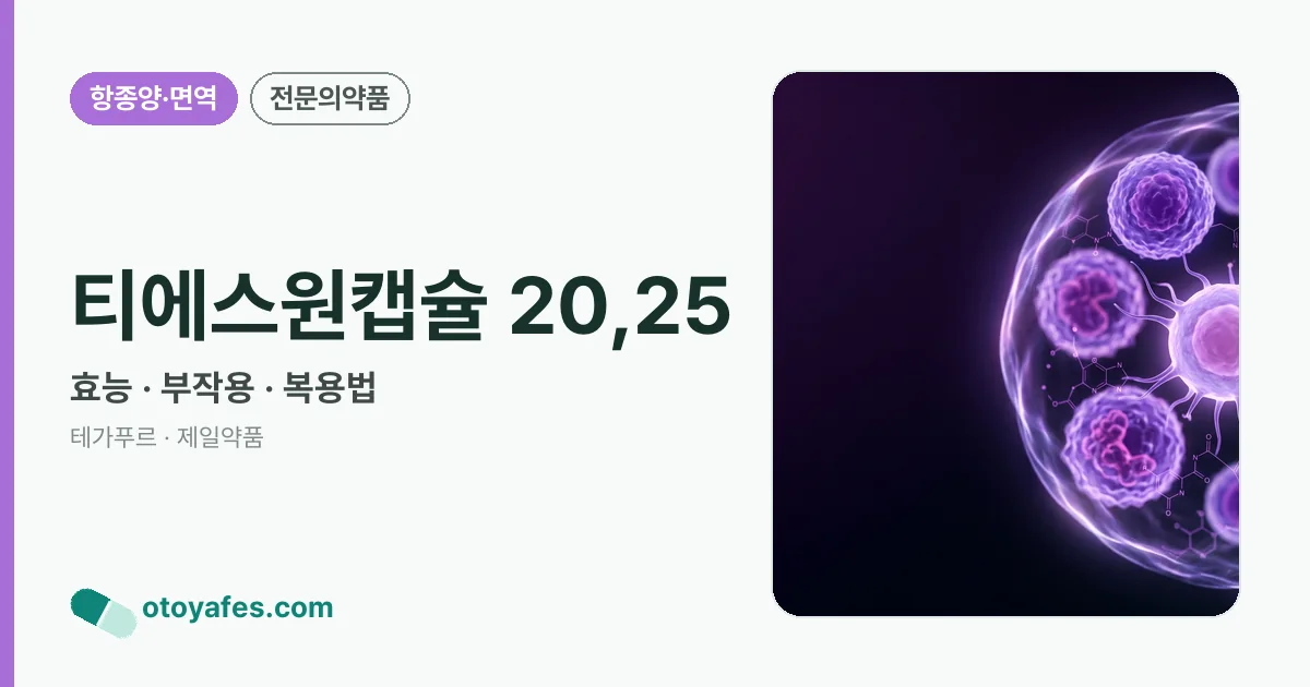 티에스원캡슐 20,25 정리 썸네일