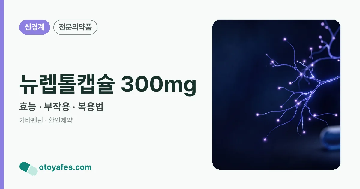 뉴렙톨캡슐 300mg 정리 썸네일