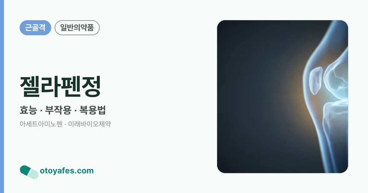 젤라펜정 정리 썸네일