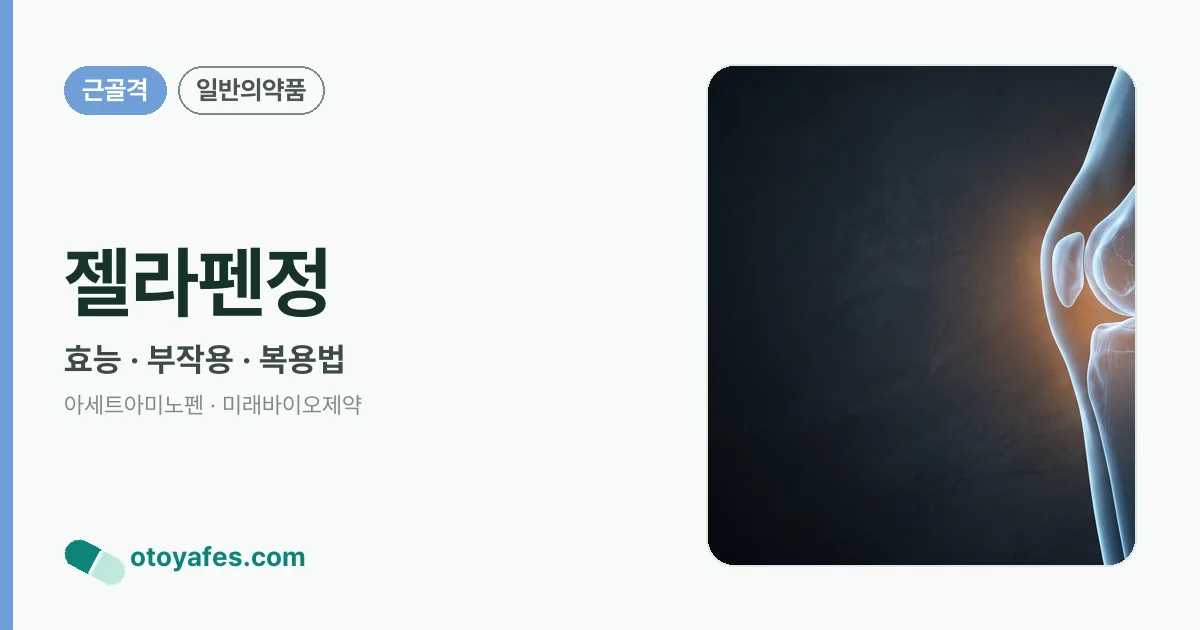 젤라펜정 정리 썸네일
