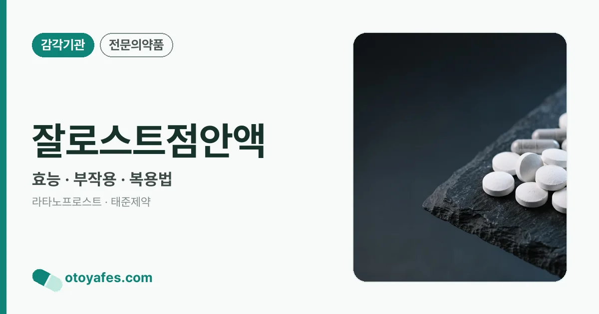 잘로스트점안액 정리 썸네일