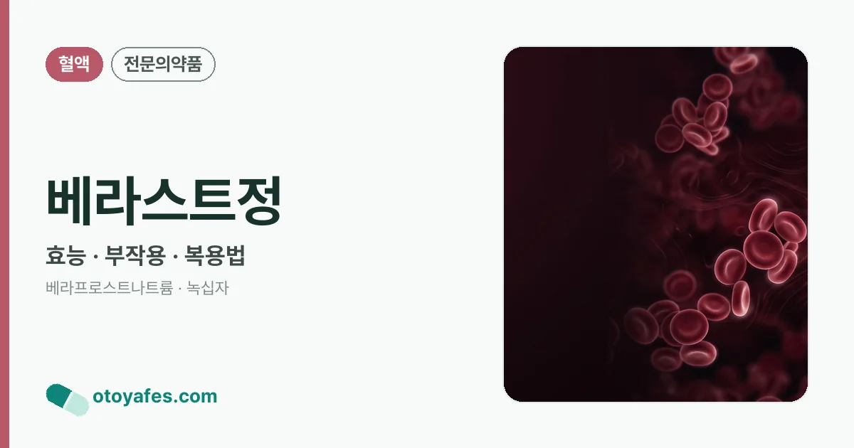 베라스트정 정리 썸네일