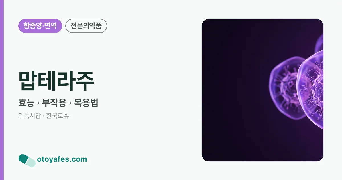 맙테라주 정리 썸네일