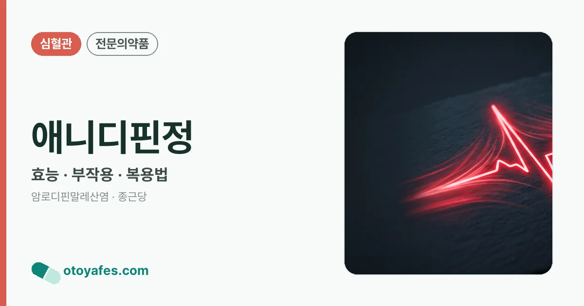 애니디핀정 정리 썸네일