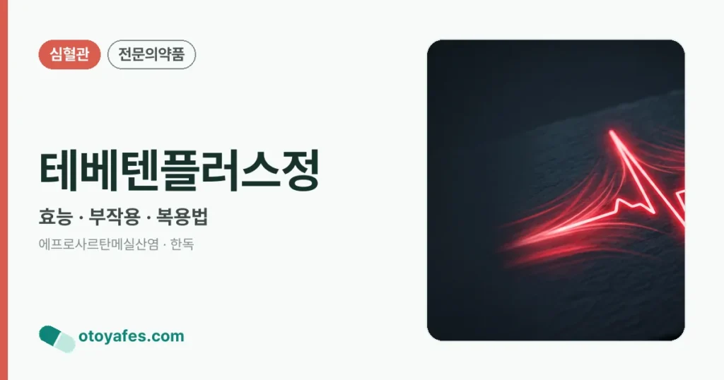 테베텐플러스정 정리 썸네일