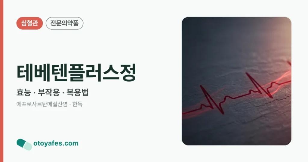 테베텐플러스정 정리 썸네일