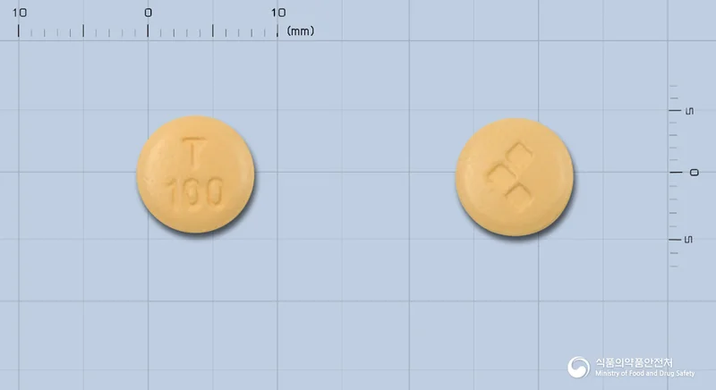 토파메이트정100밀리그램 실물 사진