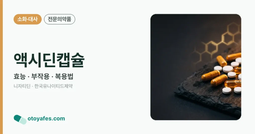 액시딘캡슐 정리 썸네일