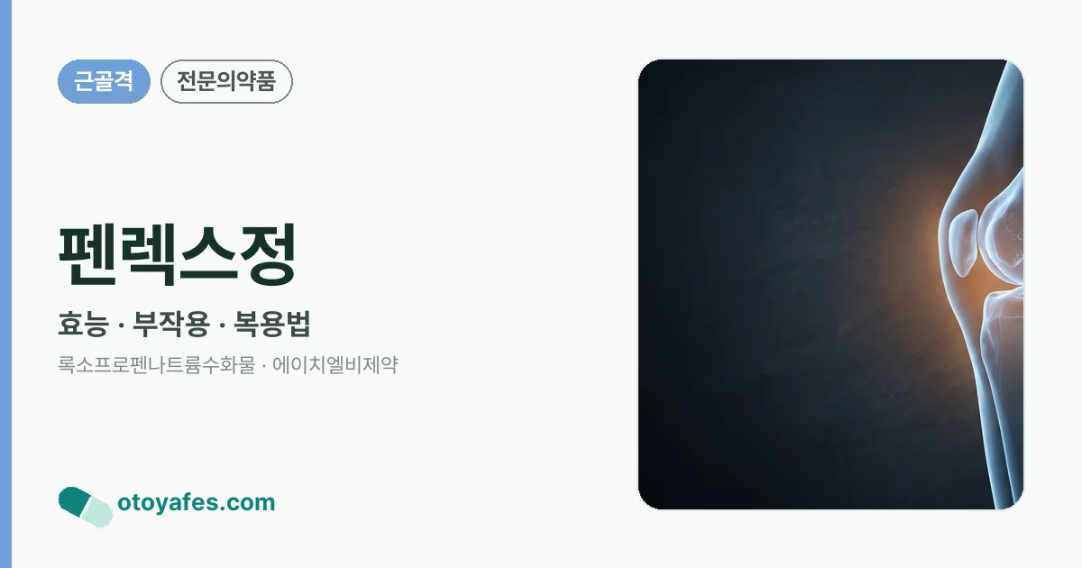 펜렉스정 정리 썸네일
