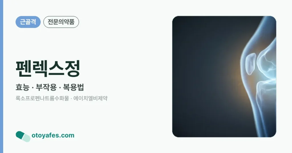 펜렉스정 정리 썸네일