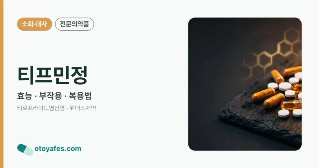 티프민정 정리 썸네일