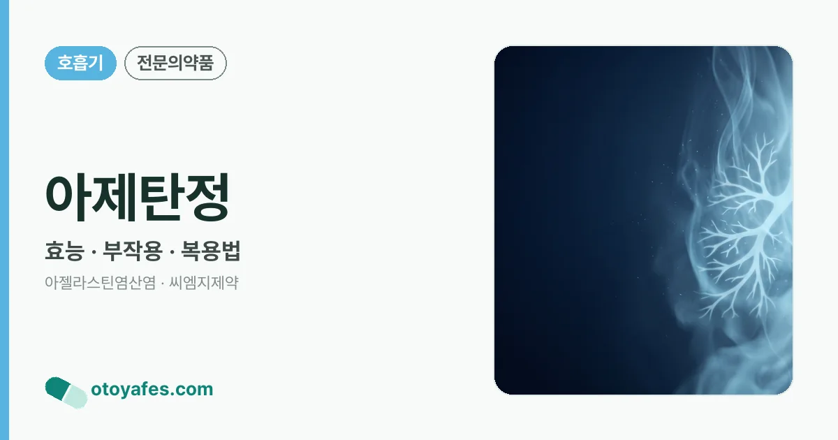 아제탄정 정리 썸네일
