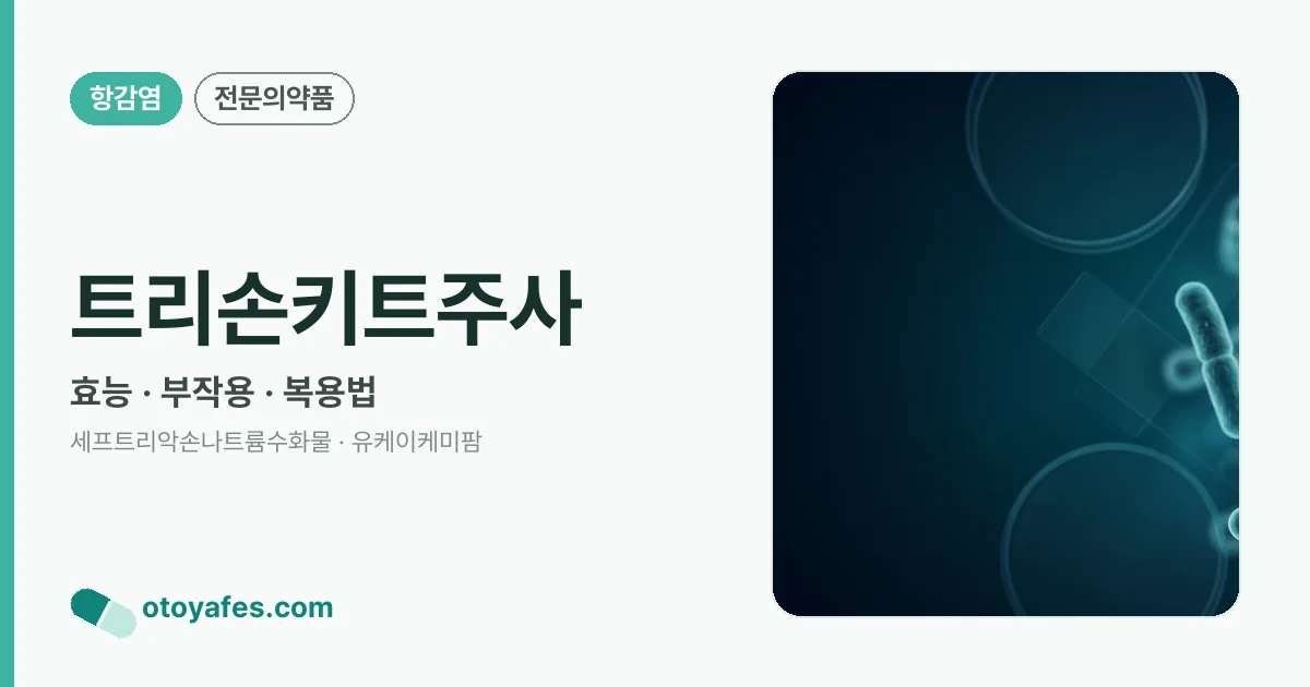 트리손키트주사 정리 썸네일
