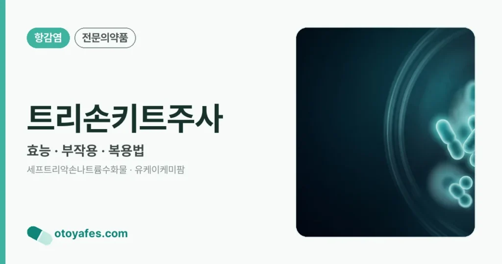 트리손키트주사 정리 썸네일