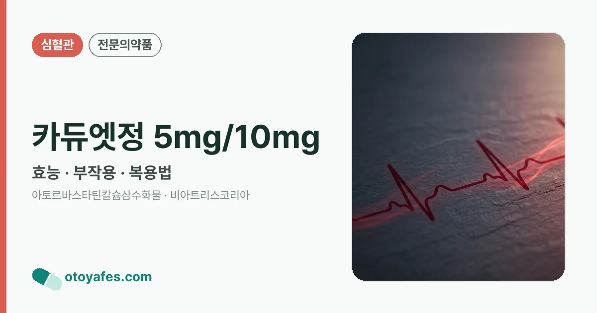 카듀엣정 5mg/10mg 정리 썸네일