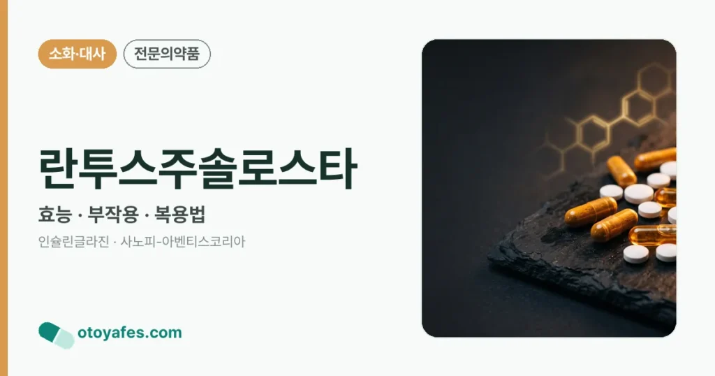 란투스주솔로스타 정리 썸네일