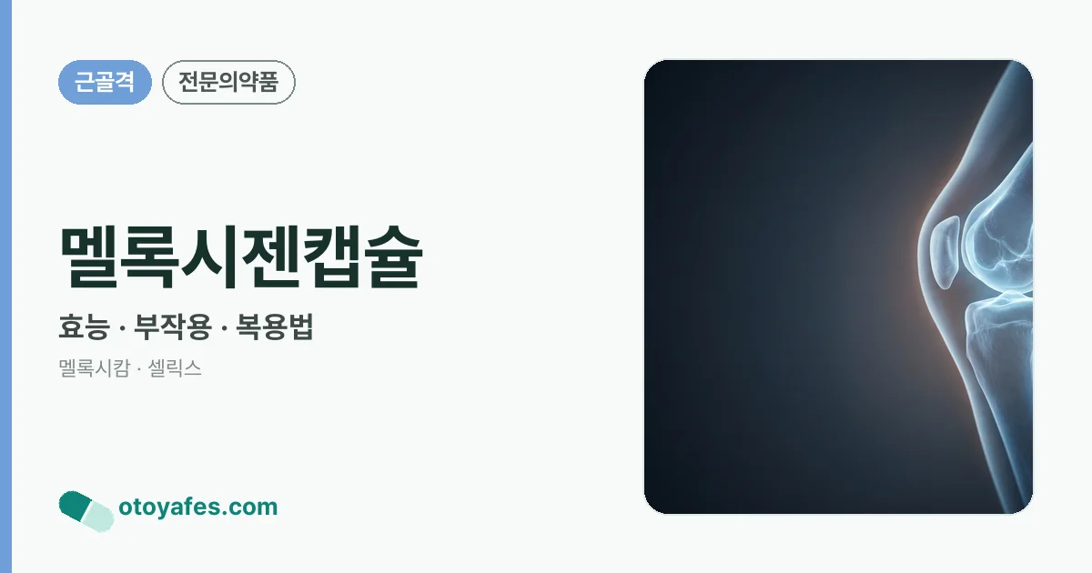멜록시젠캡슐 정리 썸네일