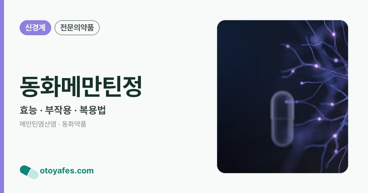 동화메만틴정 정리 썸네일