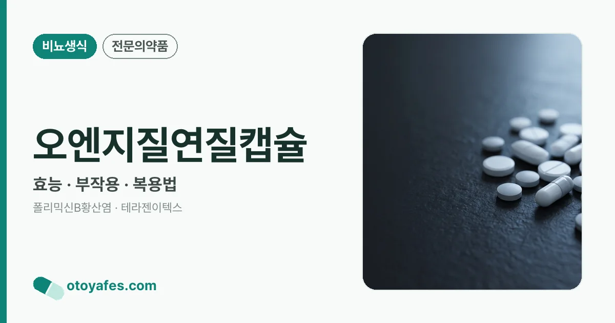오엔지질연질캡슐 정리 썸네일