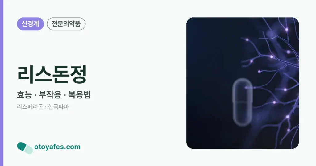 리스돈정 정리 썸네일