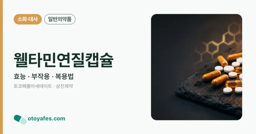 웰타민연질캡슐 정리 썸네일