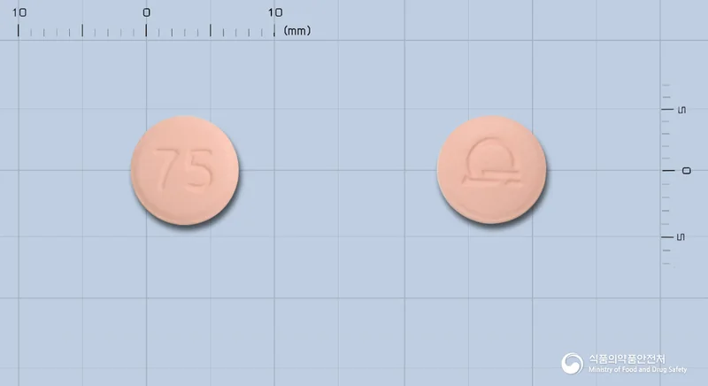 대원클로피도그렐정 실물 사진