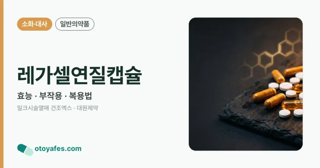 레가셀연질캡슐 정리 썸네일