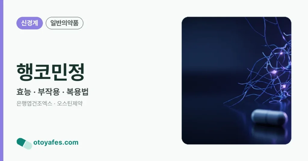 행코민정 정리 썸네일