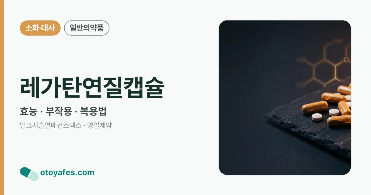 레가탄연질캡슐 정리 썸네일