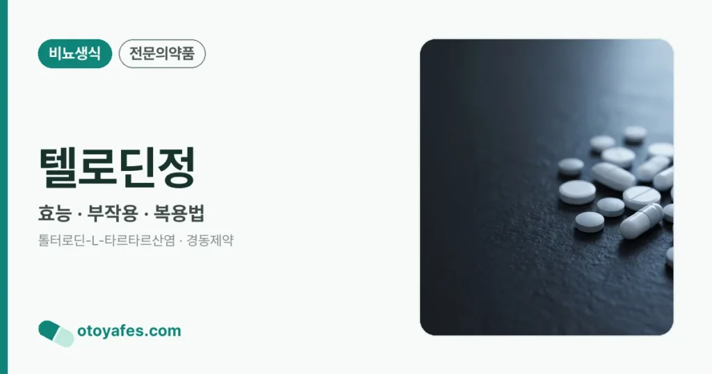 텔로딘정 정리 썸네일