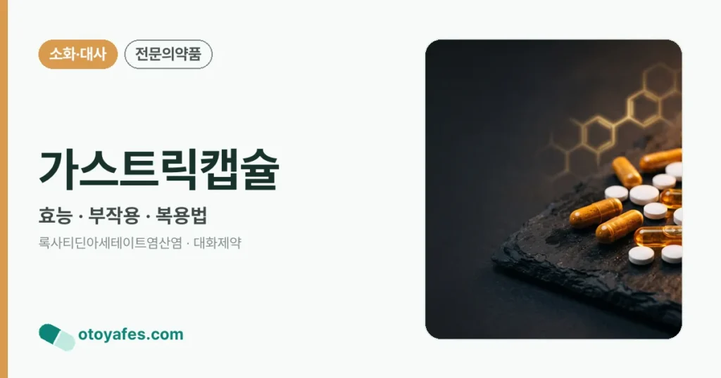 가스트릭캡슐 정리 썸네일