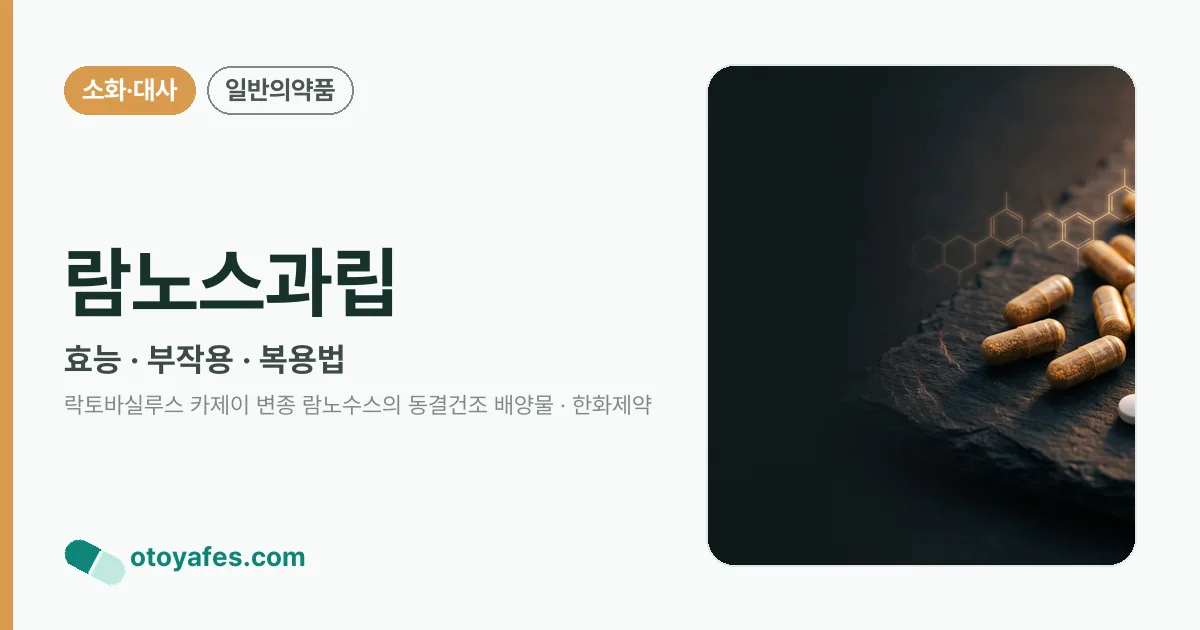 람노스과립 정리 썸네일
