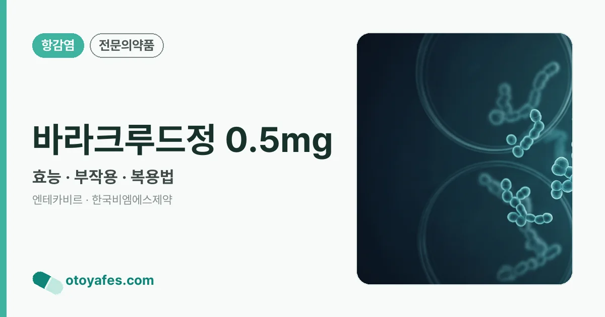 바라크루드정 0.5mg 정리 썸네일