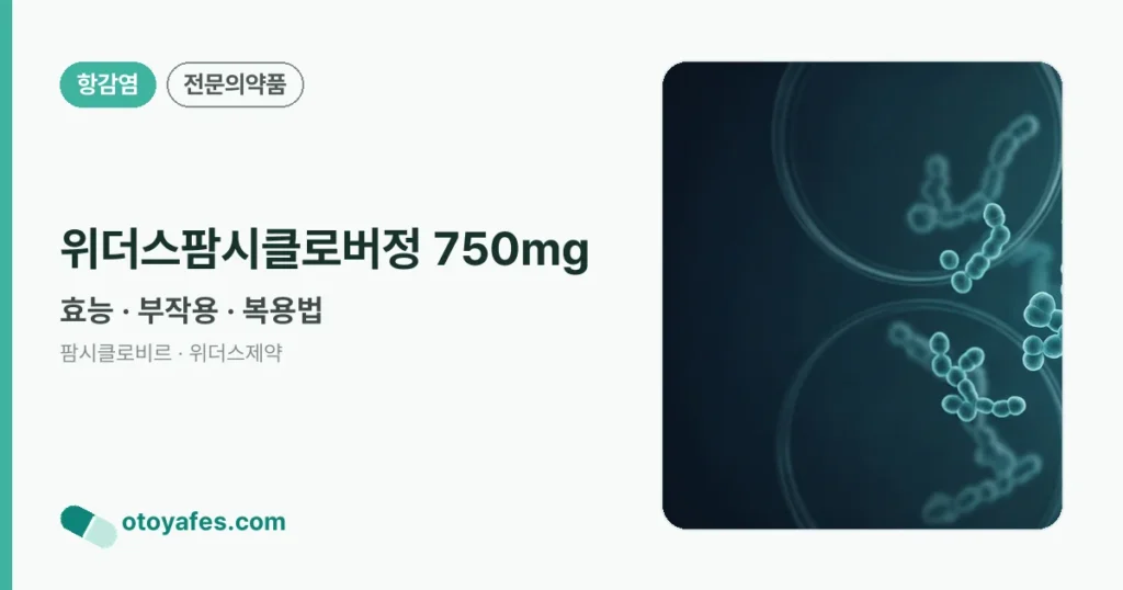 위더스팜시클로버정 750mg 정리 썸네일