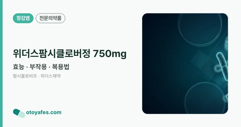 위더스팜시클로버정 750mg 정리 썸네일