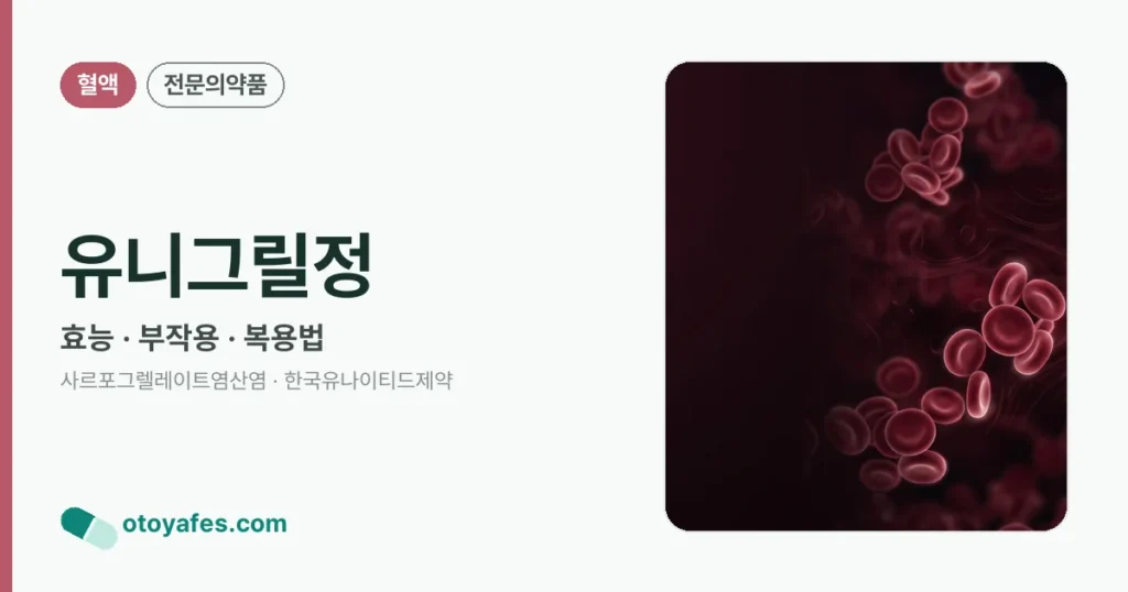 유니그릴정 정리 썸네일
