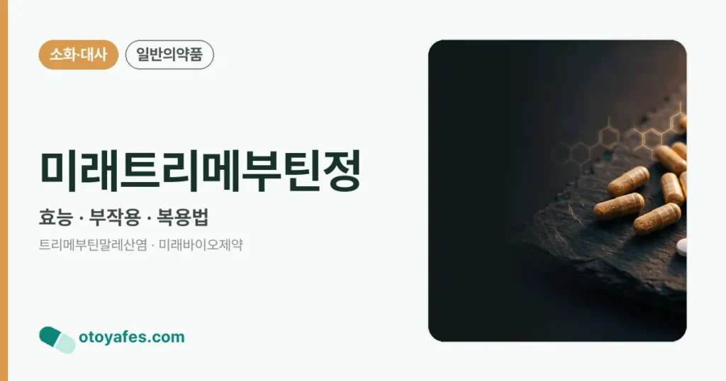 미래트리메부틴정 정리 썸네일