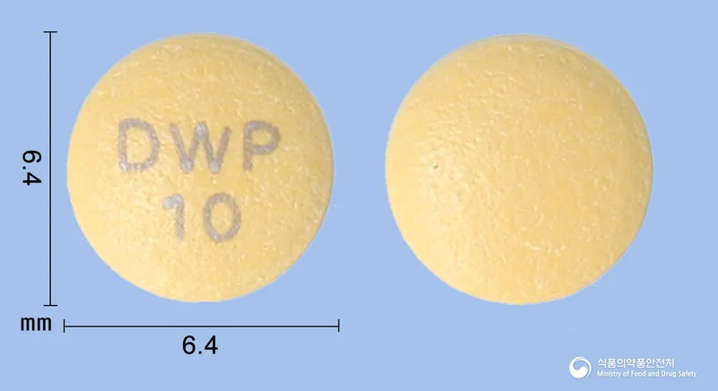 파리벤정10mg 실물 사진